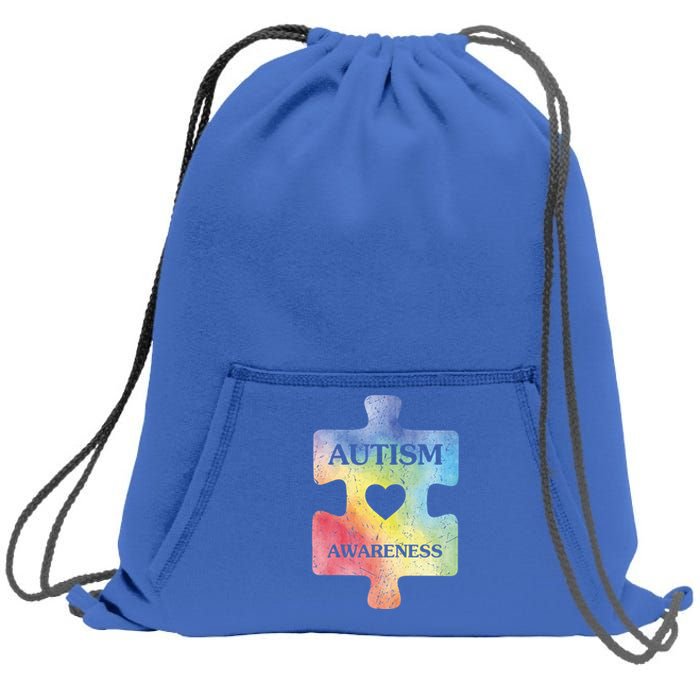 Autism Puzzle Clothing Cute Autism Awareness Funny Gift Sweatshirt Cinch Pack Bag