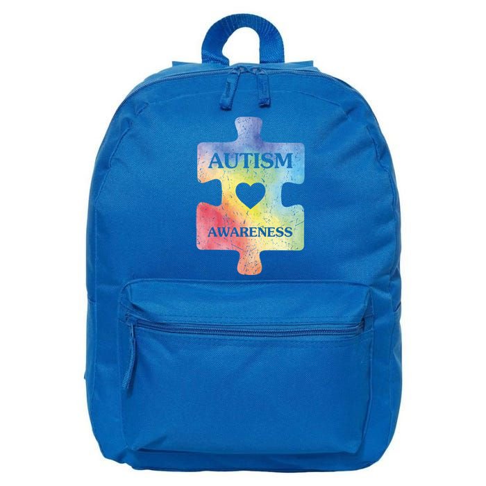 Autism Puzzle Clothing Cute Autism Awareness Funny Gift 16 in Basic Backpack