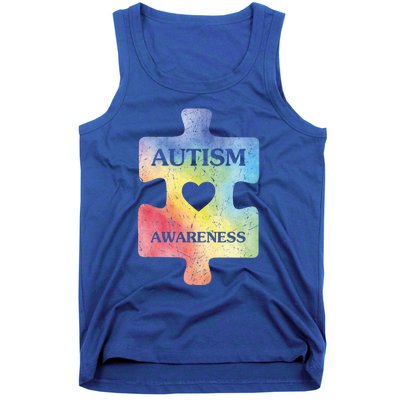 Autism Puzzle Clothing Cute Autism Awareness Funny Gift Tank Top