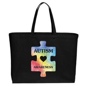 Autism Puzzle Clothing Cute Autism Awareness Funny Gift Cotton Canvas Jumbo Tote