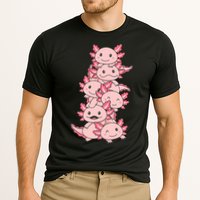 Axolotl Pile Cute Animals Kawaii Anime Funny Axolotl Cooling Performance Crew T-Shirt