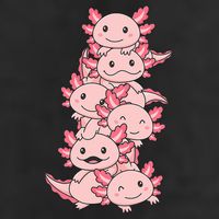Axolotl Pile Cute Animals Kawaii Anime Funny Axolotl 11oz C Handle Ceramic Mug