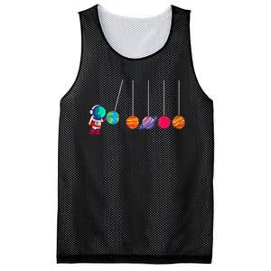 Astrophysicist Planet Cradle Astronomy Mesh Reversible Basketball Jersey Tank