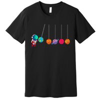 Astrophysicist Planet Cradle Astronomy Premium T-Shirt