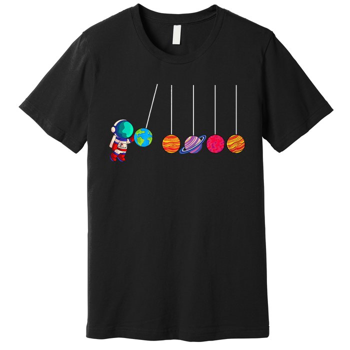 Astrophysicist Planet Cradle Astronomy Premium T-Shirt