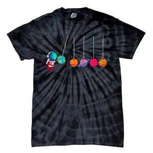 Astrophysicist Planet Cradle Astronomy Tie-Dye T-Shirt