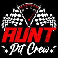 Aunt Pit Crew Birthday Party Race Car Lover Racing Family City Backpack