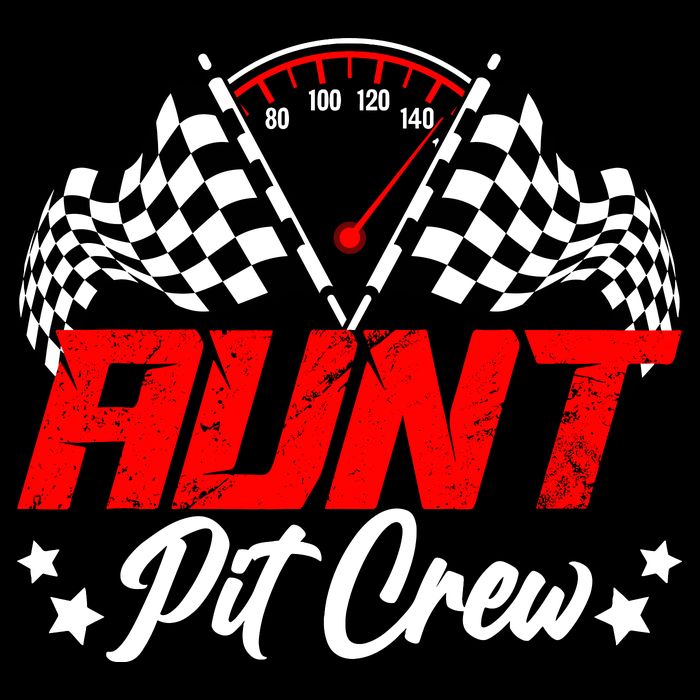 Aunt Pit Crew Birthday Party Race Car Lover Racing Family City Backpack