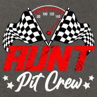 Aunt Pit Crew Birthday Party Race Car Lover Racing Family Cotton Canvas Backpack