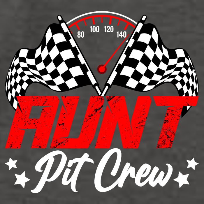 Aunt Pit Crew Birthday Party Race Car Lover Racing Family Vector Backpack