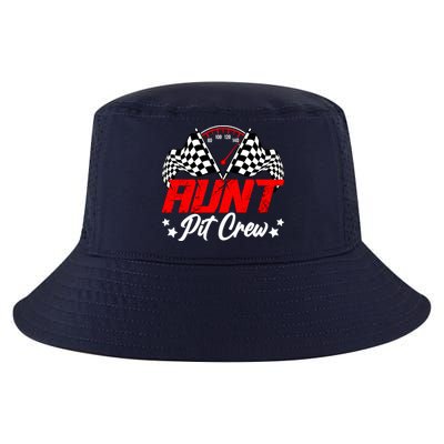 Aunt Pit Crew Birthday Party Race Car Lover Racing Family Cool Comfort Performance Bucket Hat