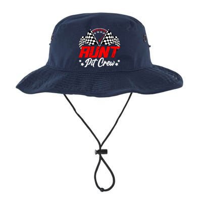 Aunt Pit Crew Birthday Party Race Car Lover Racing Family Bucket Hat
