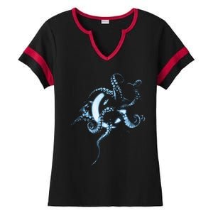 A Perfect Circle – Glowing Octopus Ladies Halftime Notch Neck Tee