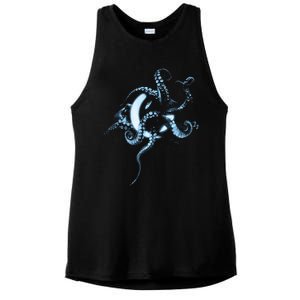 A Perfect Circle – Glowing Octopus Ladies PosiCharge Tri-Blend Wicking Tank