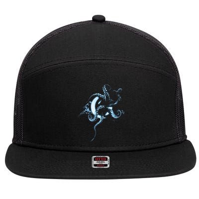 A Perfect Circle – Glowing Octopus 7 Panel Mesh Trucker Snapback Hat