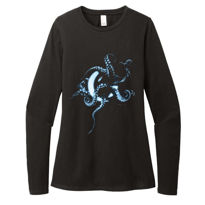 A Perfect Circle – Glowing Octopus Womens CVC Long Sleeve Shirt