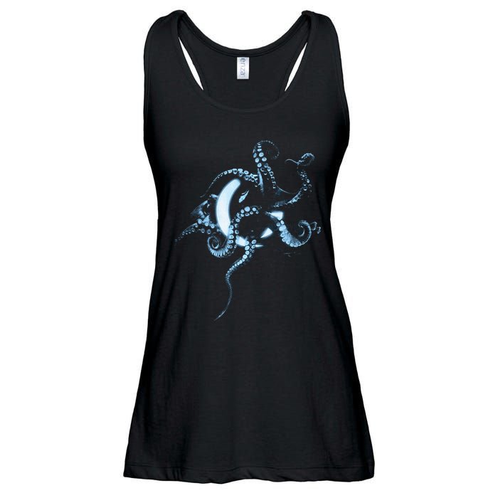 A Perfect Circle – Glowing Octopus Ladies Essential Flowy Tank