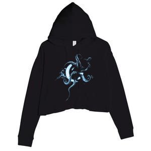 A Perfect Circle – Glowing Octopus Crop Fleece Hoodie