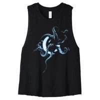 A Perfect Circle – Glowing Octopus Women's Racerback Cropped Tank