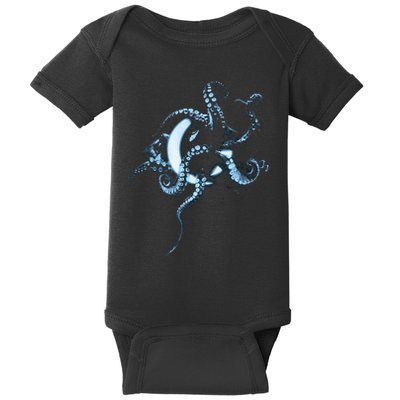 A Perfect Circle – Glowing Octopus Baby Bodysuit