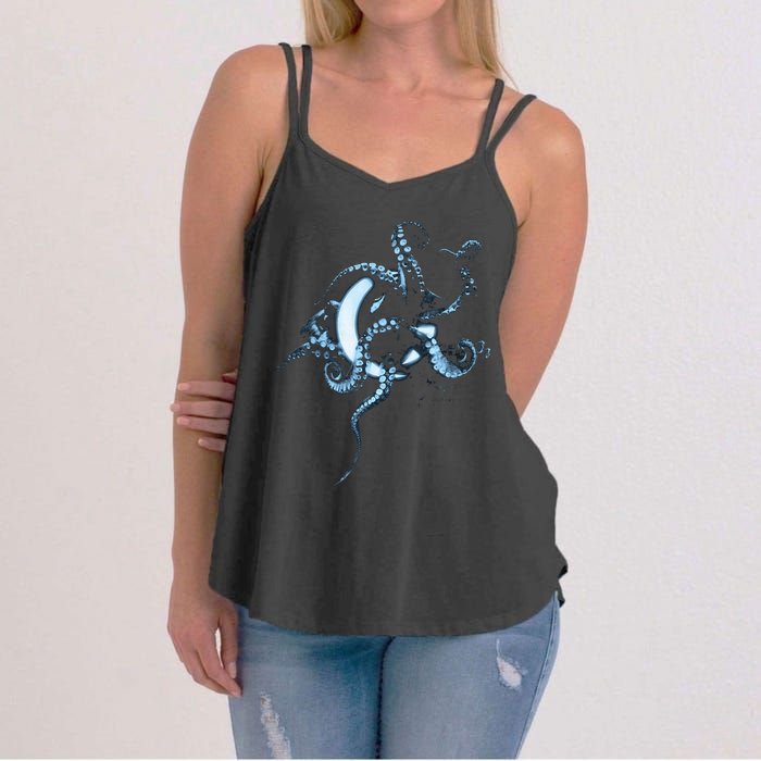 A Perfect Circle – Glowing Octopus Women's Strappy Tank