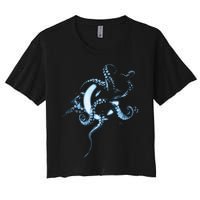 A Perfect Circle – Glowing Octopus Women's Crop Top Tee