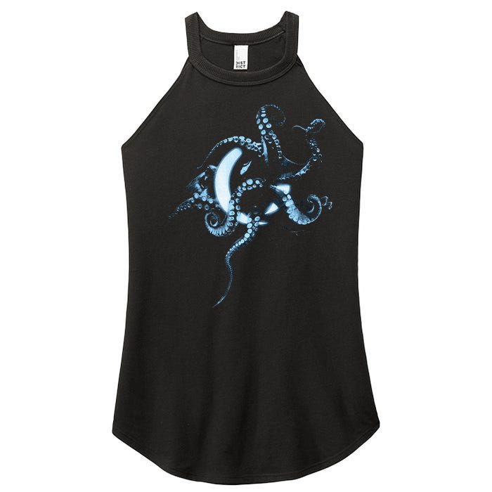 A Perfect Circle – Glowing Octopus Women's Perfect Tri Rocker Tank