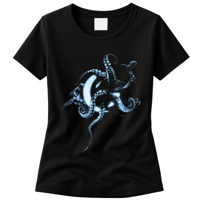 A Perfect Circle – Glowing Octopus Womens T-Shirt