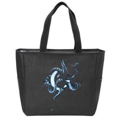A Perfect Circle – Glowing Octopus Zip Tote Bag