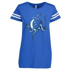 A Perfect Circle – Glowing Octopus Enza Ladies Jersey Football T-Shirt