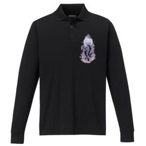 A Perfect Circle – Thanks For All The Fish Performance Long Sleeve Polo