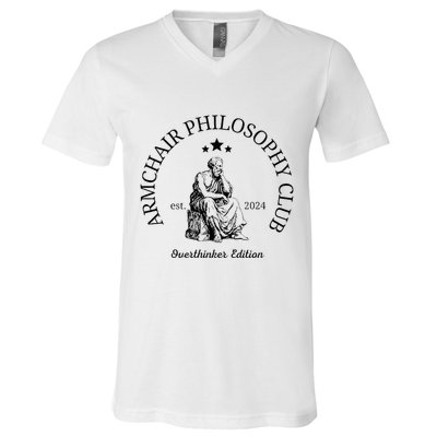 Armchair Philosophy Club V-Neck T-Shirt