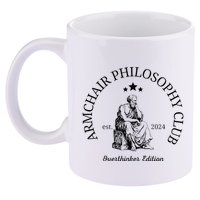 Armchair Philosophy Club 11oz C Handle Ceramic Mug