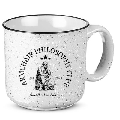 Armchair Philosophy Club 15oz Campfire Ceramic Mug