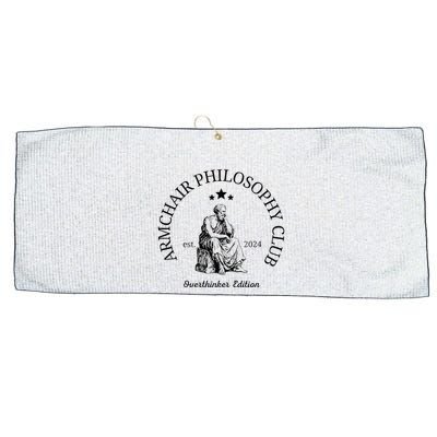 Armchair Philosophy Club Large Microfiber Waffle Golf Towel