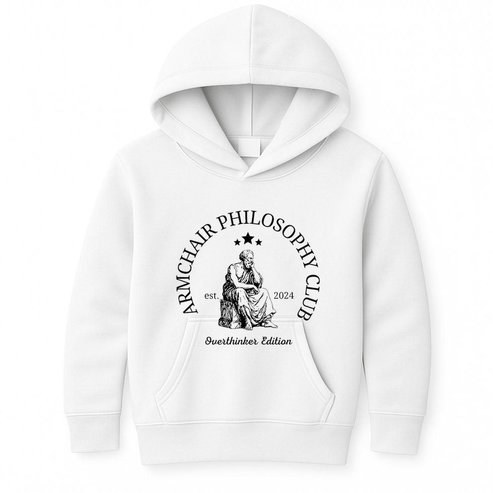 Armchair Philosophy Club Kids Hoodie