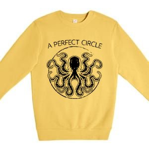 A Perfect Circle Octopus Pi Day Premium Crewneck Sweatshirt