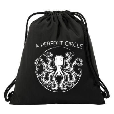 A Perfect Circle Octopus Pi Day Drawstring Bag