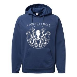 A Perfect Circle Octopus Pi Day Performance Fleece Hoodie