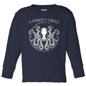 A Perfect Circle Octopus Pi Day Toddler Long Sleeve Shirt