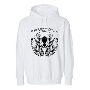 A Perfect Circle Octopus Pi Day Garment-Dyed Fleece Hoodie