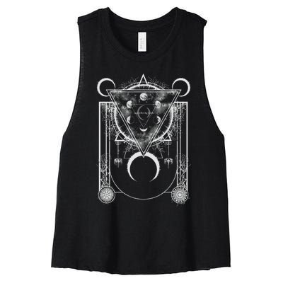 A Perfect Circle – Crescents Women's Racerback Cropped Tank