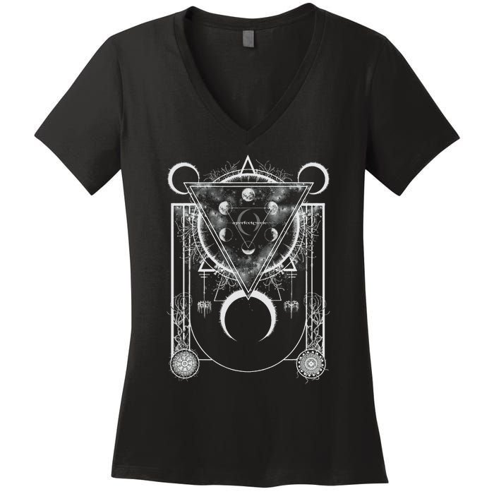 A Perfect Circle – Crescents Women's V-Neck T-Shirt