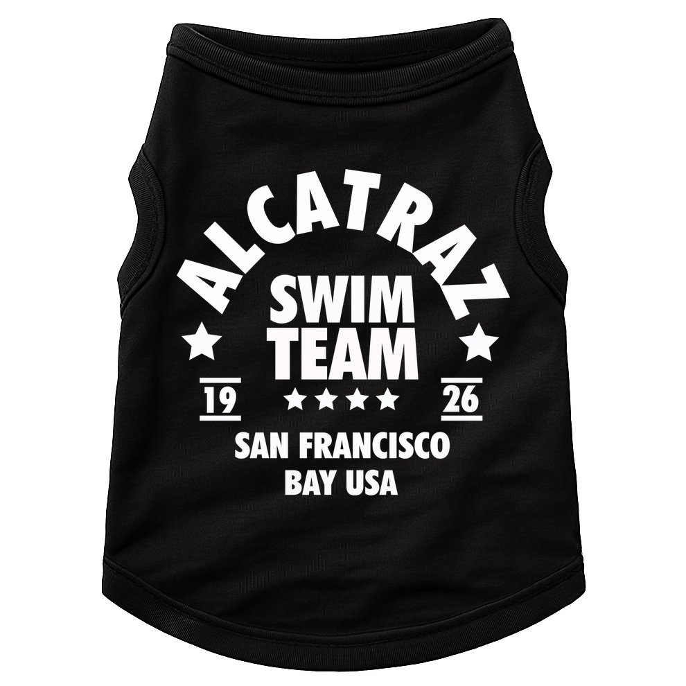 Alcatraz Prison Clothing Gift Alcatraz Swim Team Gift Doggie Tank