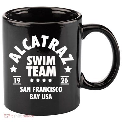 Alcatraz Prison Clothing Gift Alcatraz Swim Team Gift 11oz C Handle Ceramic Mug