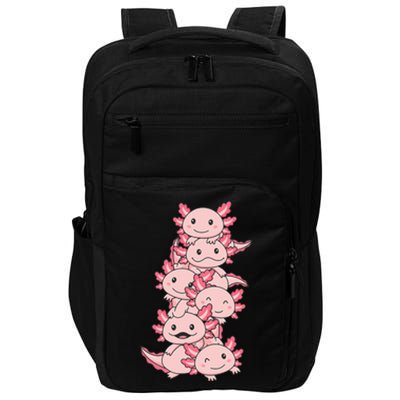 Axolotl Pile Cute Animals Kawaii Anime Impact Tech Backpack