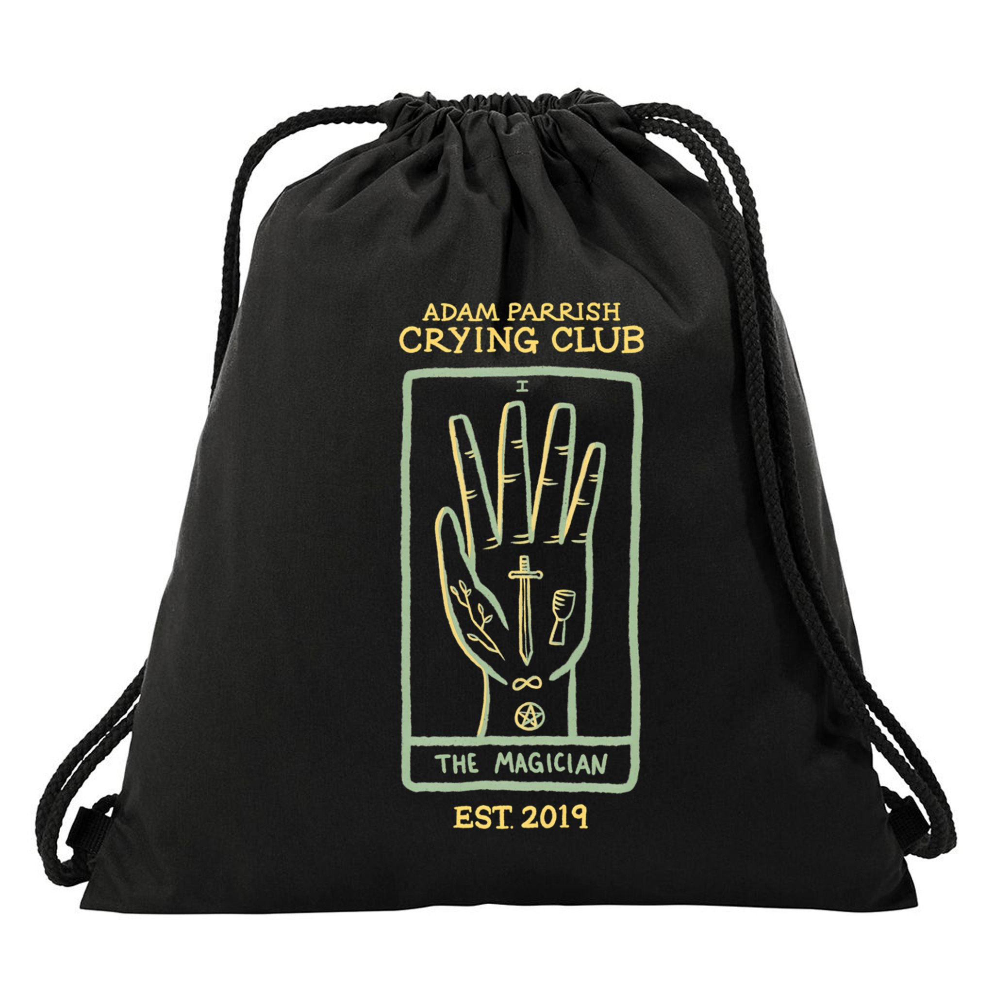 Adam Parrish Crying Club Drawstring Bag