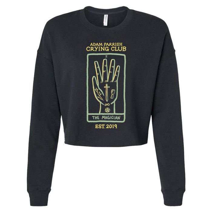 Adam Parrish Crying Club Cropped Pullover Crew