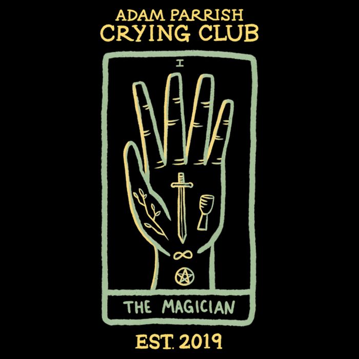 Adam Parrish Crying Club Cropped Pullover Crew