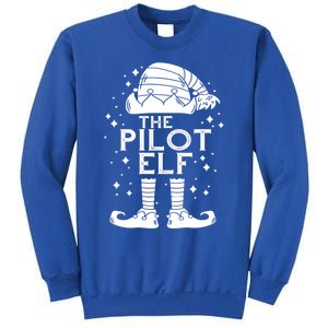 Aircraft Pilot Christmas Airplane Aviator The Pilot Elf Gift Sweatshirt